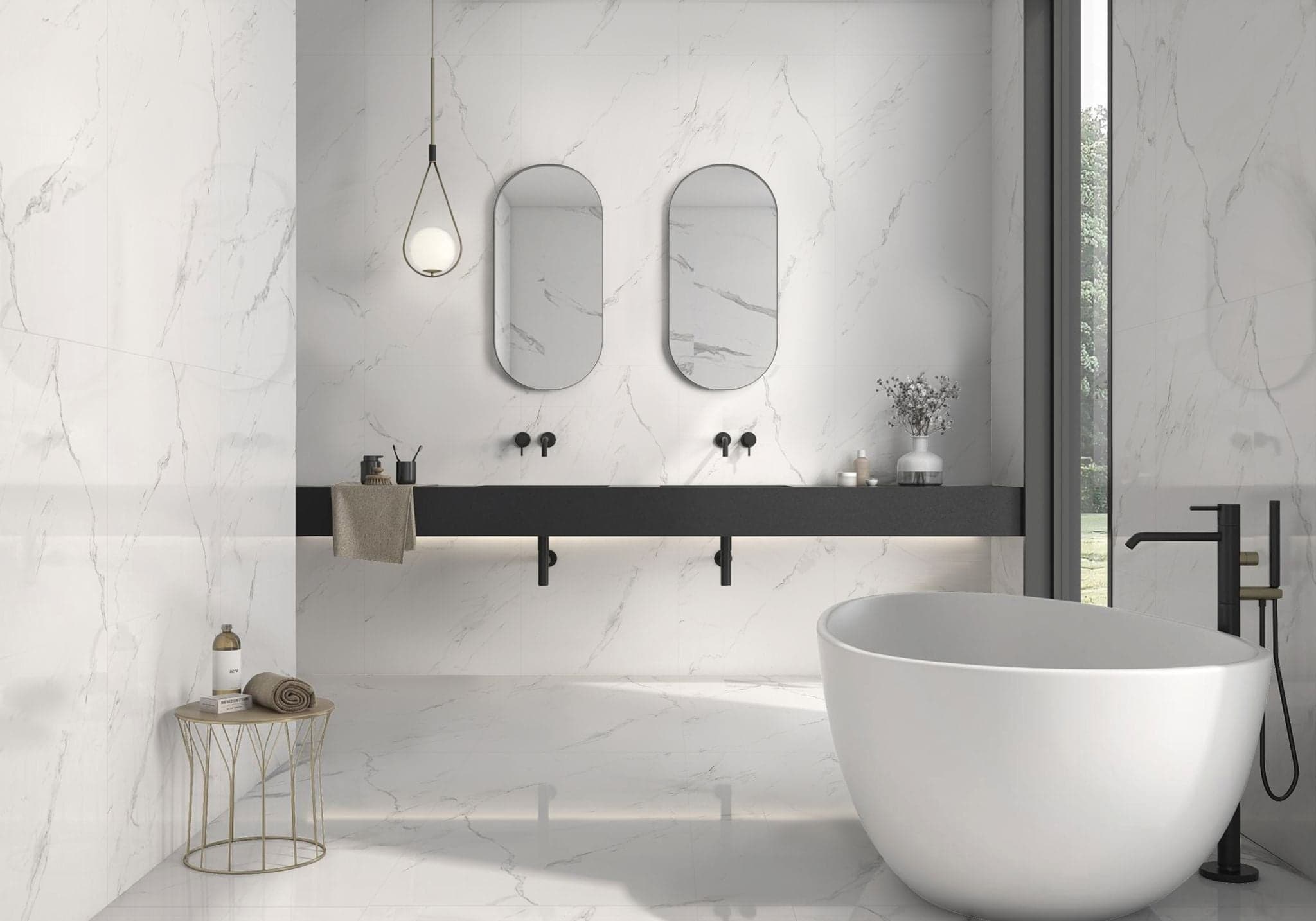 King Statuario Poli 60x120cm — carrelage disponible chez Cash Carrelage à Fréjus