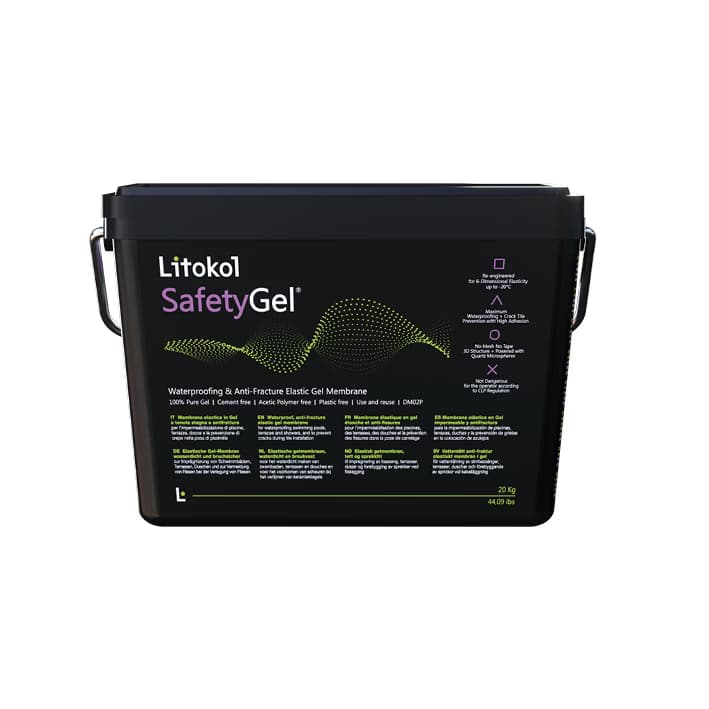 Membrane Etancheite – SAFETY GEL 20KG et 5KG — carrelage disponible chez Cash Carrelage à Fréjus