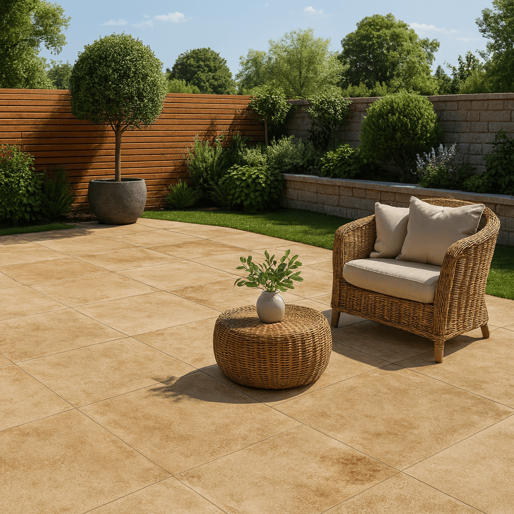Série Cotto Beige Extérieur 100×100 — carrelage disponible chez Cash Carrelage à Fréjus
